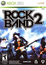 Box cover for Rock Band 2 on the Microsoft Xbox 360.